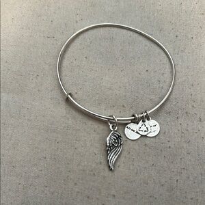 Alex and ani angel wing Bracelet